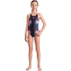 Купальник для девочек Arena RHYTHM SWIMSUIT V BACK L черный, розовый