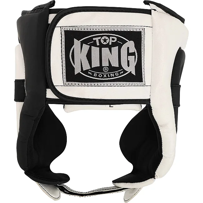 Шлем для бокса в мексиканском стиле PU TOP KING BO-9482 (Черный-салатовый)