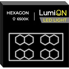 Светильник светодиодный шестиугольный LumiOn L0-4, 485 x 244 см