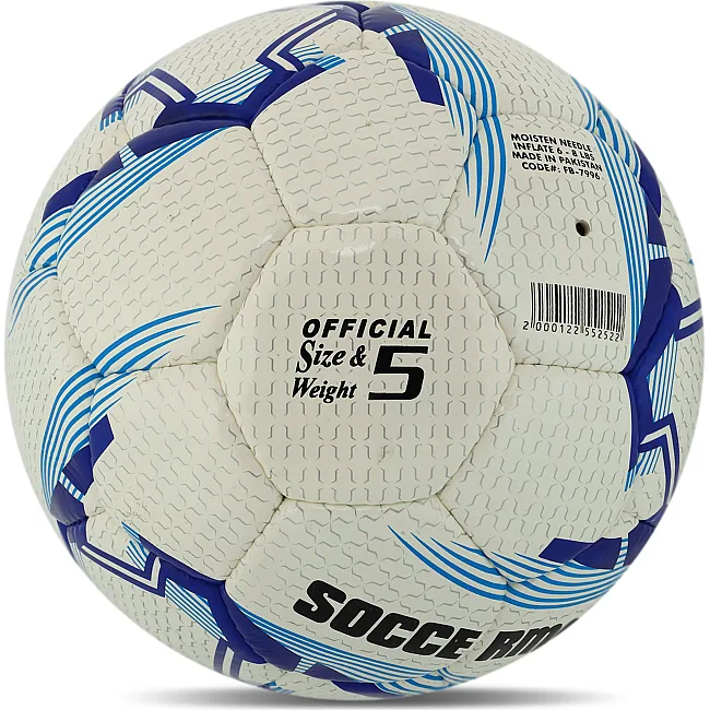 Футбольний м'яч
 SOCCERMAX FIFA FB-7996 №5 PU (Білий-помаранчевий)