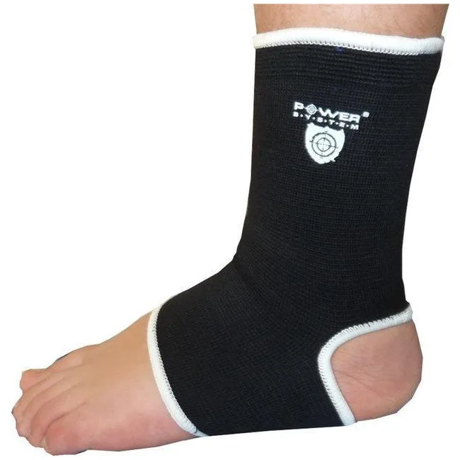 Бандажи на голеностоп POWER SYSTEM PS-6003 Ankle Support Black (пара)