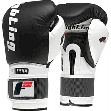 Боксерские перчатки тренировочные Fighting Sports S2 Gel Power Black