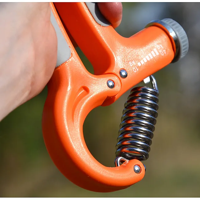 Эспандер кистевой POWER SYSTEM PS-4021 с регулируемой нагрузкой 10-40кг. Power Hand Grip Orange