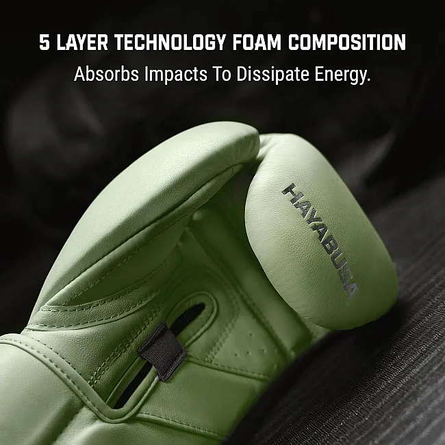 Рукавички для боксу HAYABUSA T3 Kanpeki Summer Moss Green