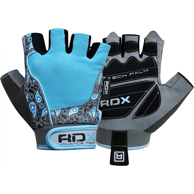 Рукавиці для фітнесу жіночі RDX Blue S