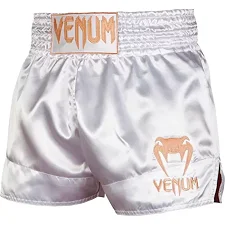 Шорти для Муай Тай VENUM Classic White Gold