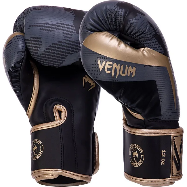 Боксерские перчатки кожаные VENUM ELITE BOXING VN1392-535