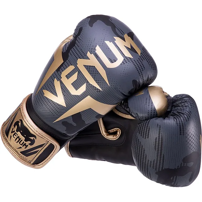 Боксерские перчатки кожаные VENUM ELITE BOXING VN1392-535