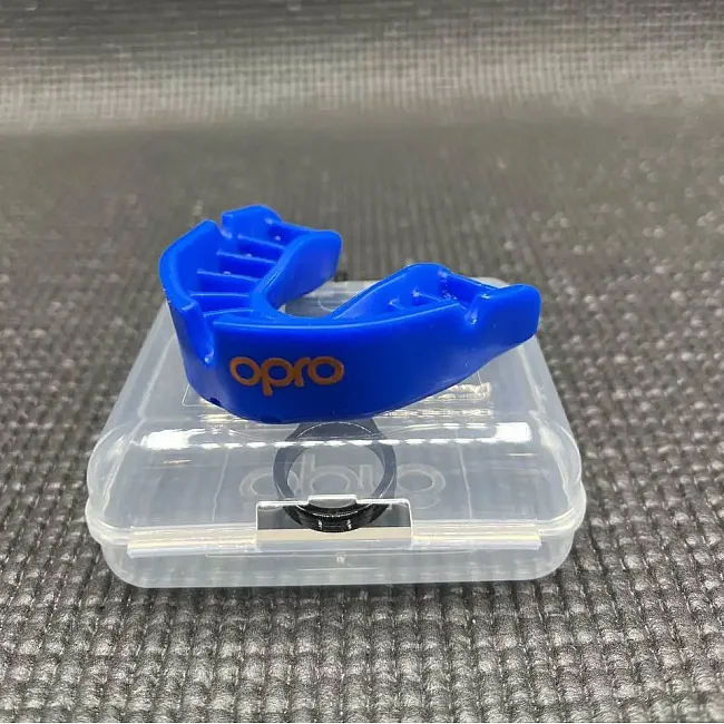 Капа OPRO Bronze детская (возраст до 10) Blue (art.102501002)