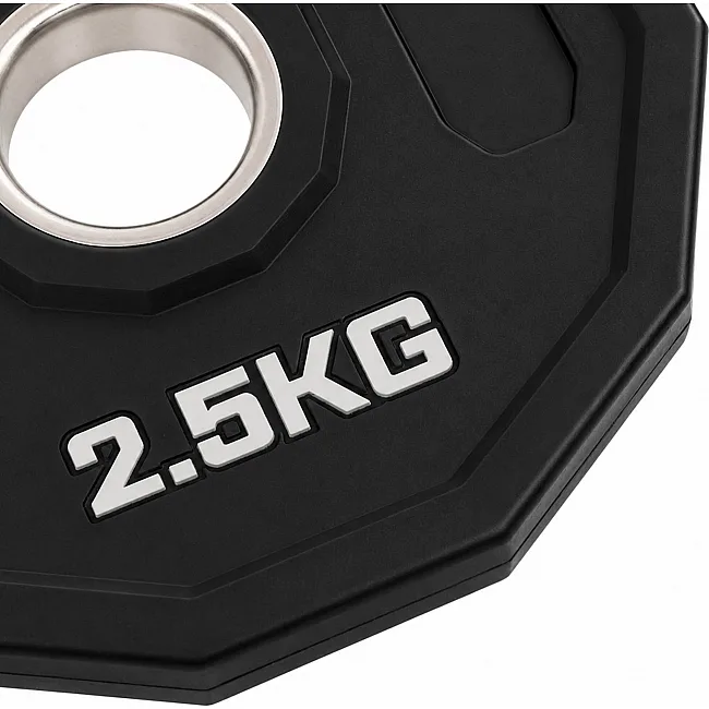 Млинці диски поліуретанові 2 Handle металева втулка HAMMER STRENGHT TA-9986-2_5 (Чорний)