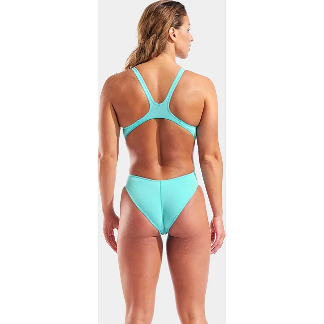 Купальник закрытый для женщин Arena TEAM SWIMSUIT SWIM TECH SOLID голубой (для женщин)