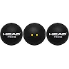 Набір м'ячів для сквошу HEAD Prime 287316 (Чорний)