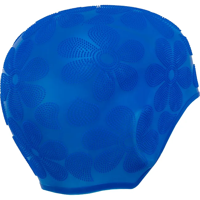 Шапочка для бассейна силиконовая на длинные волосы SP-SPORT ACTIFY FLOWER PL-0785 (Белый)