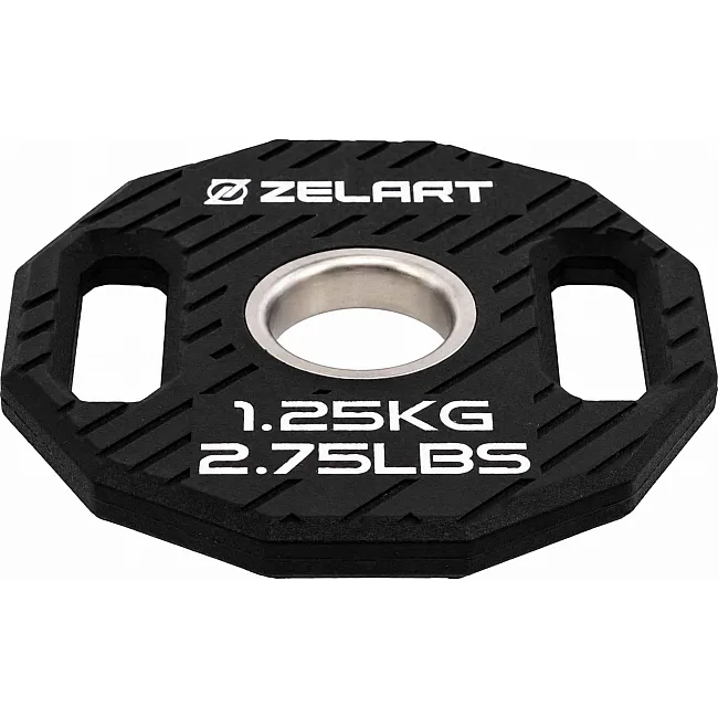 Млинці диски TPU 2 Handle металева втулка ZELART TA-6996-1_25 (Чорний)