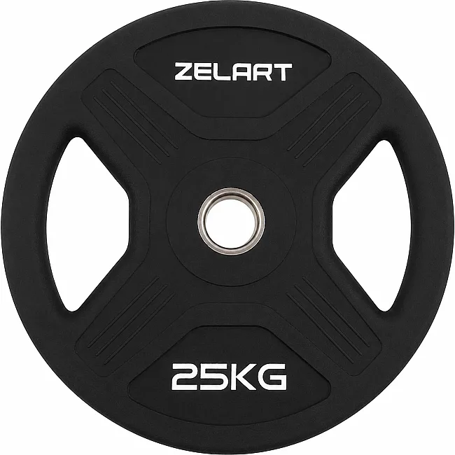 Млинці диски TPU 2 Handle металева втулка ZELART TA-6995-25 (Чорний)
