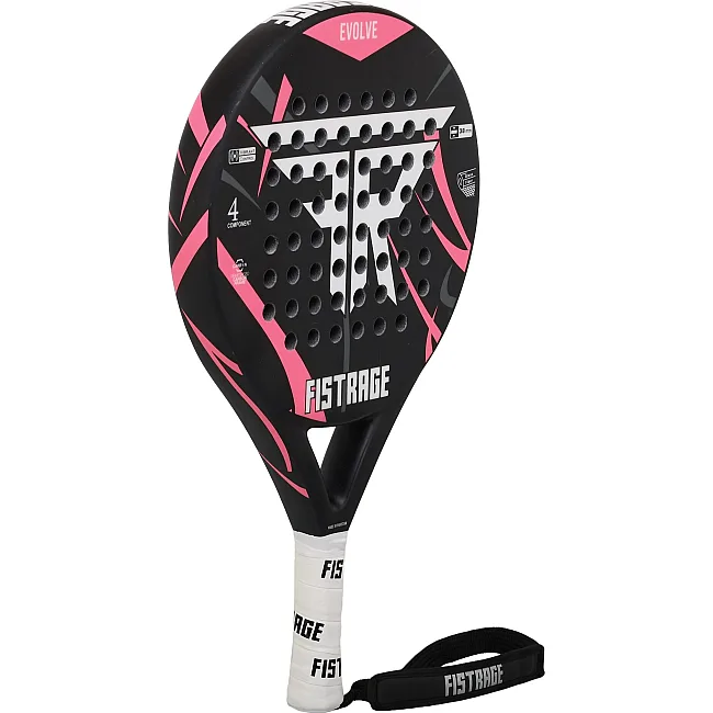 Ракетка для паділ-тенісу Padel FISTRAGE EVOLVE VL-4681 (Чорно-рожевий)