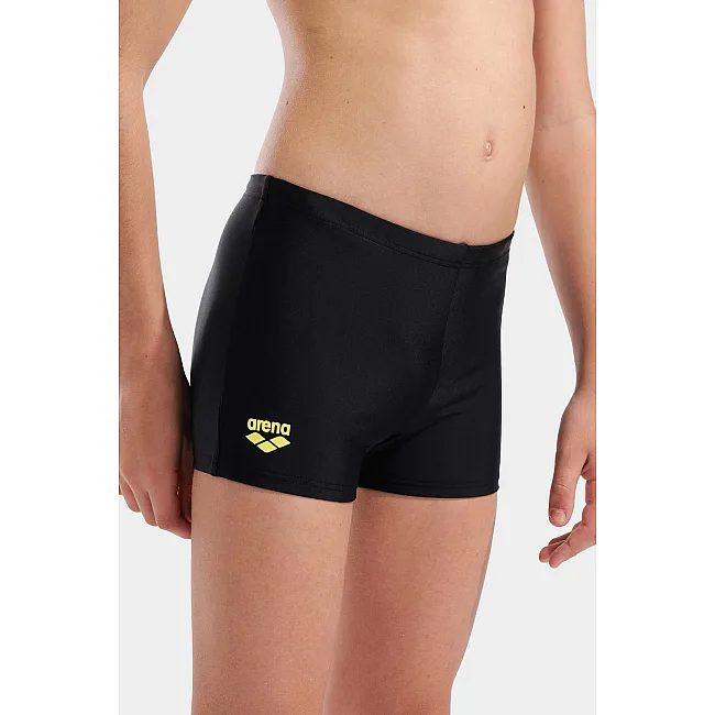 Плавки-шорты для мальчиков Arena GRAPHIC SWIM SHORT черный, желтый (для детей)