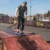 Детский самокат фристайл inSPORTline Vulture черно-белый