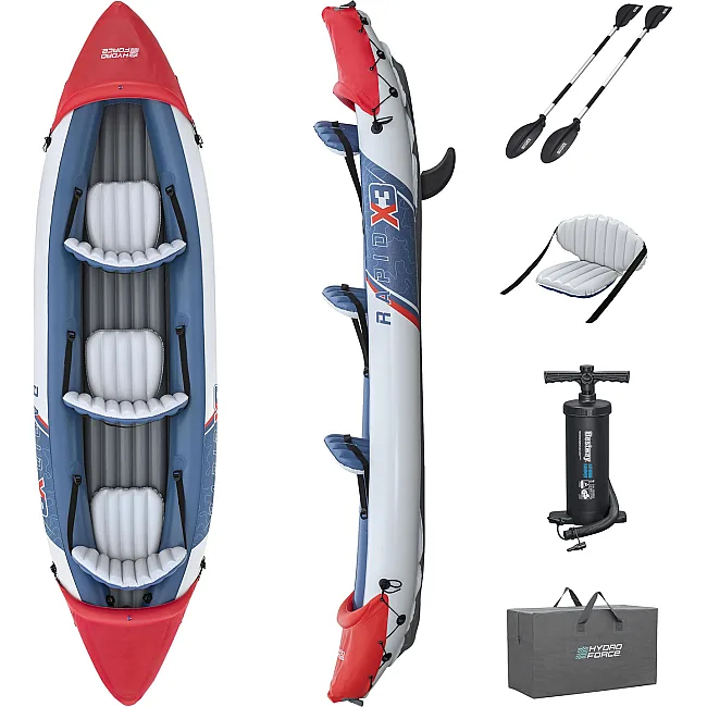 Каяк надувний Bestway 65132 Hydro-Force Rapid X3 381 х 100 см