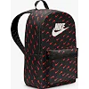 Рюкзак Nike NK HERITAGE BKPK-SWOOSH DROP 25L черный, красный 43 х 30.5 х 15 см