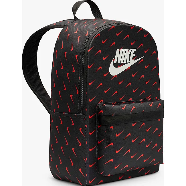 Рюкзак Nike NK HERITAGE BKPK-SWOOSH DROP 25L черный, красный 43 х 30.5 х 15 см
