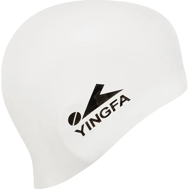 Шапочка для бассейна
 силиконовая для взрослых YINGFA ROUND C0072 (Черный)