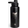 Бутылка для воды металлическая с двойной вакуумной изоляцией Bohtal Insulated Bottle 960 ml/32 oz Black Batman