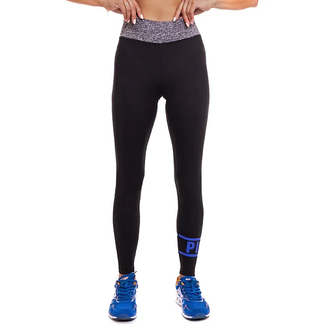 Лосины леггинсы спортивные женские V&X PINK CK3000 (Черный-синий)