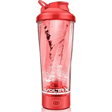 Шейкер спортивный электрический VOLTRX VortexBoost 600 мл. Tritan Red
