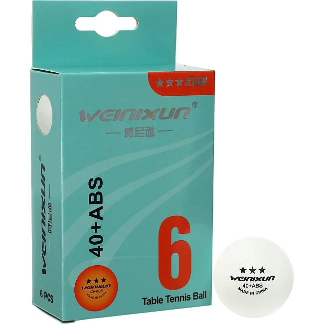 Мячи для настольного тенниса
 WEINIXUN W002 3star 6шт (Белый)