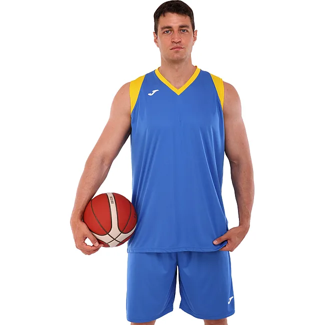 Баскетбольная форма
 майка и шорты JOMA

 FINAL II 102849-709 5XS-XXL (Синий-желтый)