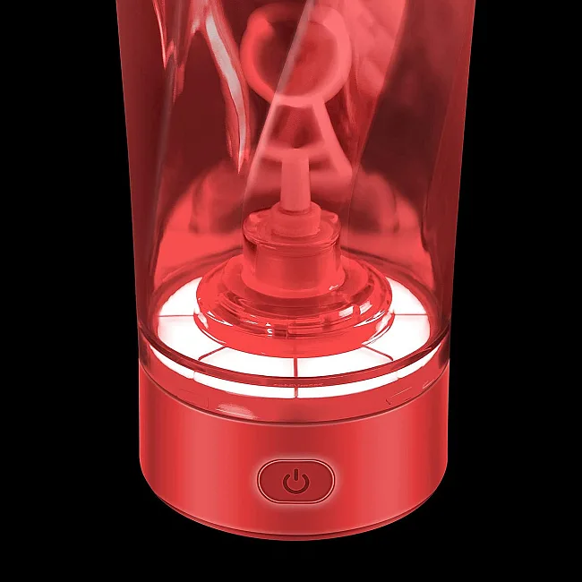 Шейкер спортивный электрический VOLTRX VortexBoost 600 мл. Tritan Red