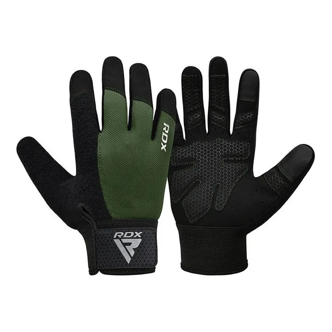 Перчатки для фитнеса RDX W1 Full Finger Army Green