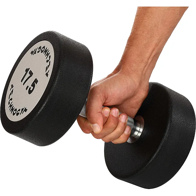 Гантель профессиональная
 с полиуретановым покрытием TECHNOGYM TG-1834-17_5 1шт 17,5кг