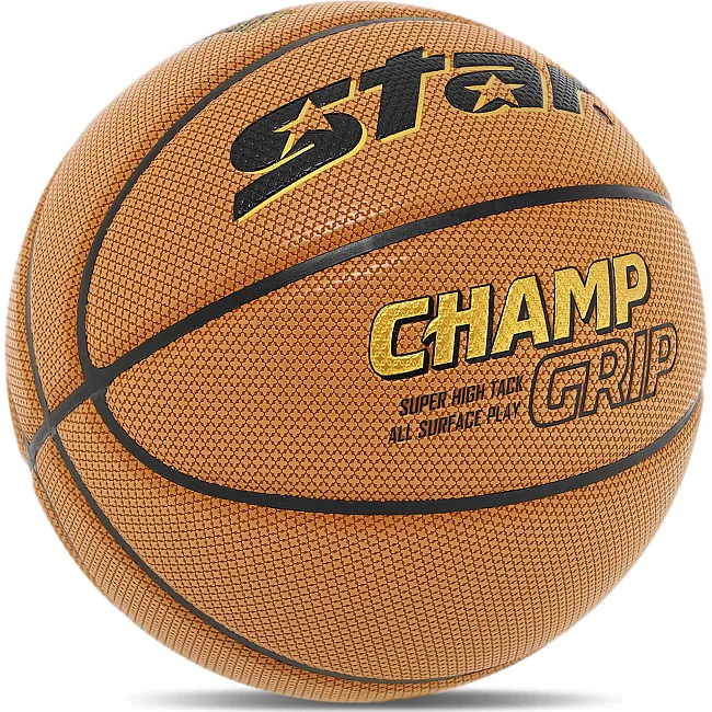 Баскетбольный мяч
 STAR CHAMP GRIP BB4277C
 7 (Коричневый)