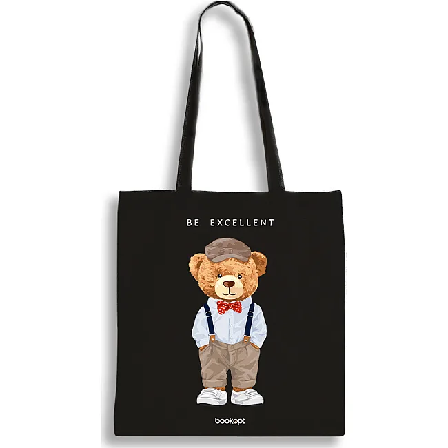 Экошопер BookOpt ВК4057 Teddy Bear (Be Excellent) черный