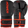 Боксерские перчатки PowerPlay 3024 Ultra Mat Черно-Красные