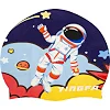 Детская шапочка для плавания YINGFA K0012 (Черный-голубой)