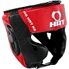 Шлем для бокса в мексиканском стиле PU HARD TOUCH BO-4662 (Черный-красный)