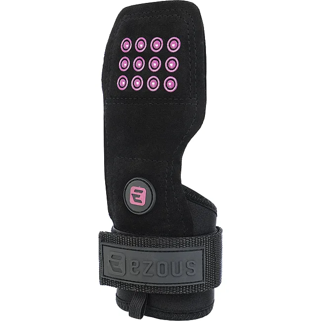 Накладки для подтягивания и тяги POWER GRASP EZOUS D-13 2шт (Черный-фиолетовый)
