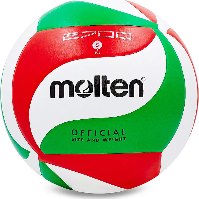 Волейбольный мяч
 MOLTEN V5M2700 №5 PU
-красный