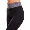 Лосины леггинсы спортивные женские V&X PINK CK3000 (Черный-синий)