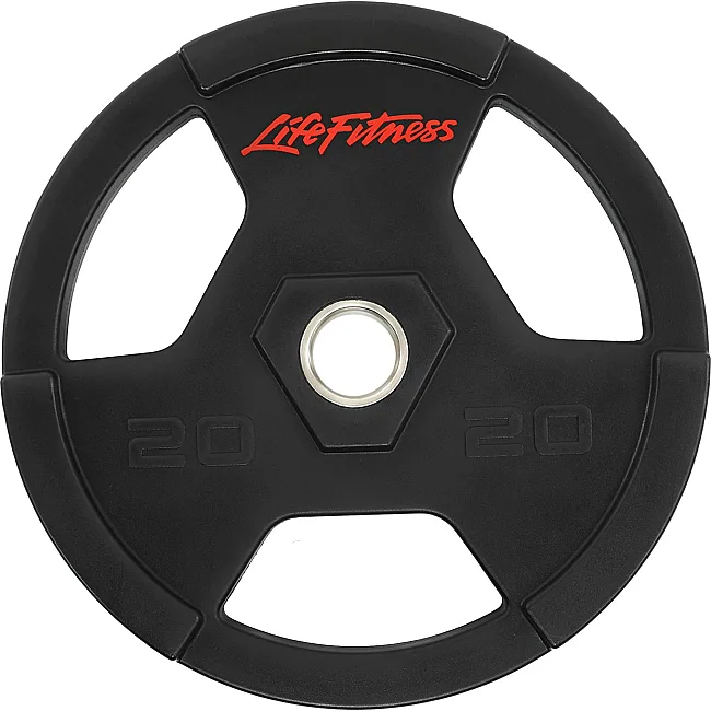 Блин для штанги обрезиненный
 LIFE FITNESS SC-80154B-20 51мм 20кг