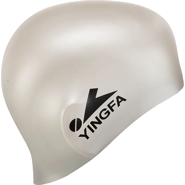 Шапочка для бассейна
 силиконовая для взрослых YINGFA ROUND C0072 (Черный)