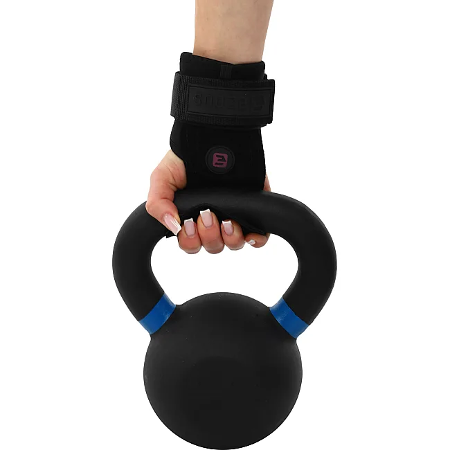 Накладки для подтягивания и тяги POWER GRASP EZOUS D-13 2шт (Черный-фиолетовый)