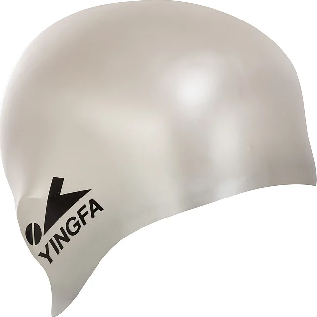 Шапочка для бассейна
 силиконовая для взрослых YINGFA ROUND C0072 (Черный)