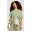 Сумка Nike NK HERTGE CRSSBY-ACC PRNT FA24 4L серый 23x15x7,5 см