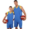 Баскетбольная форма майка и шорты JOMA FINAL II 102849-709 5XS-XXL (Синий-желтый)