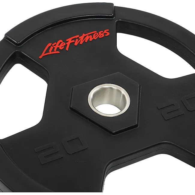 Блин для штанги обрезиненный
 LIFE FITNESS SC-80154B-20 51мм 20кг