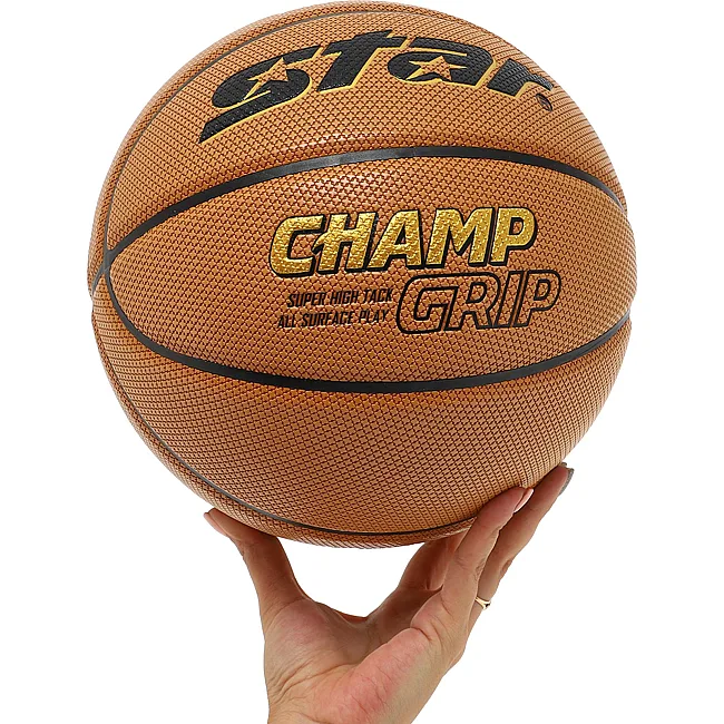 Баскетбольный мяч
 STAR CHAMP GRIP BB4277C
 7 (Коричневый)